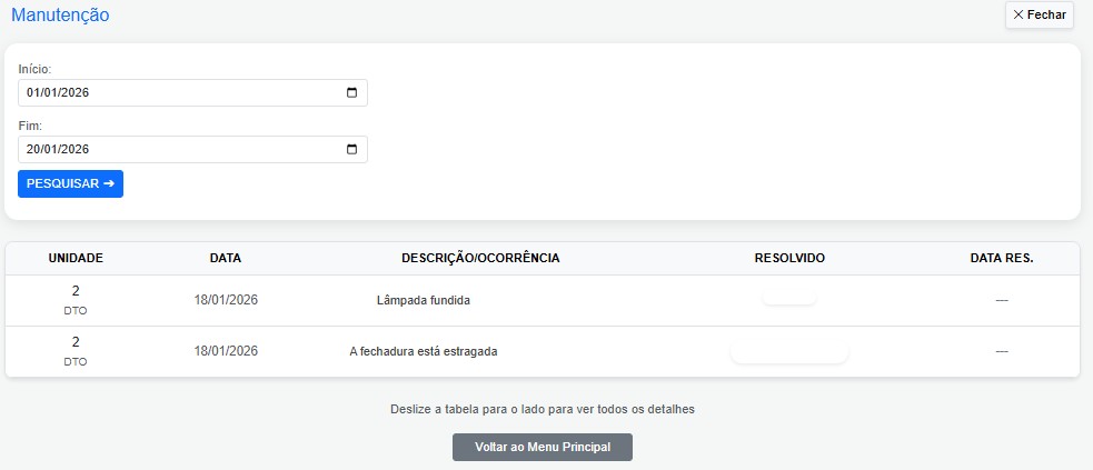 Manutenção